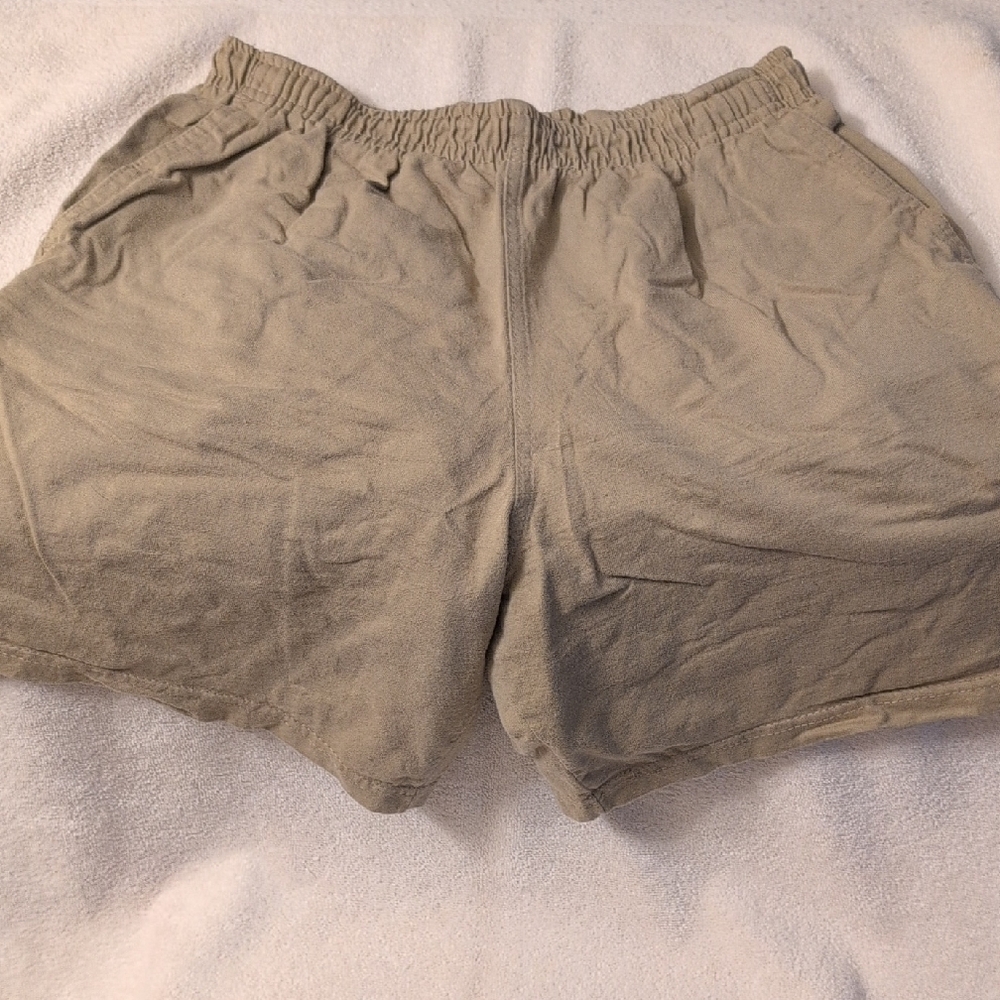 Fruit of the Loom Casual Tan Shorts Men's Med